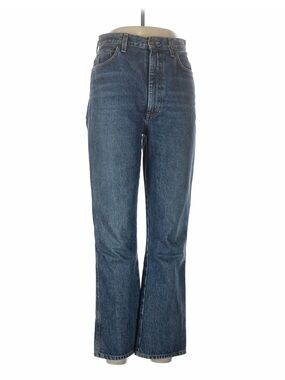 Agolde Dark Indigo Straight-Leg Jeans Size 28
